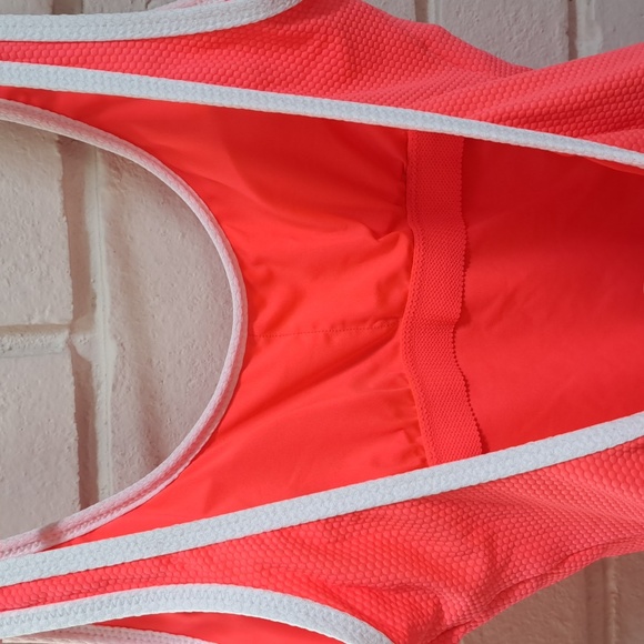 Love & Sports Cora/White 1 Piece Swim Suit. Size XS NWOT - Picture 4 of 7